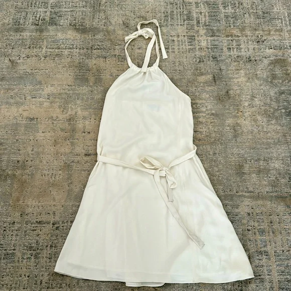 halter wedding dress short Pearl Beaded Short Halter Bridal Dress by Adrianna Papell 45018  ABC  Fashion
